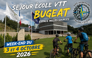 Séjour école VTT Bugeat espace 1000 sources